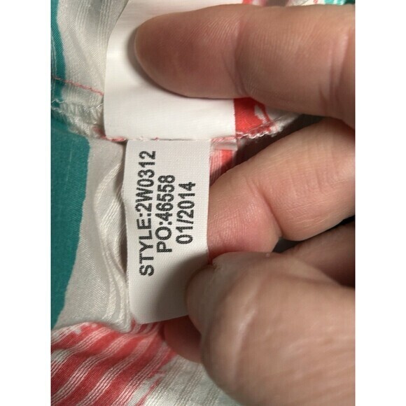 VINEYARD VINES Cotton Silk Blend Preppy Multi Color Striped tunic‎ M whimsical - Picture 8 of 8